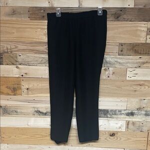 Banana Republic size Small Black Elastic Waist Trousers with Back Pockets